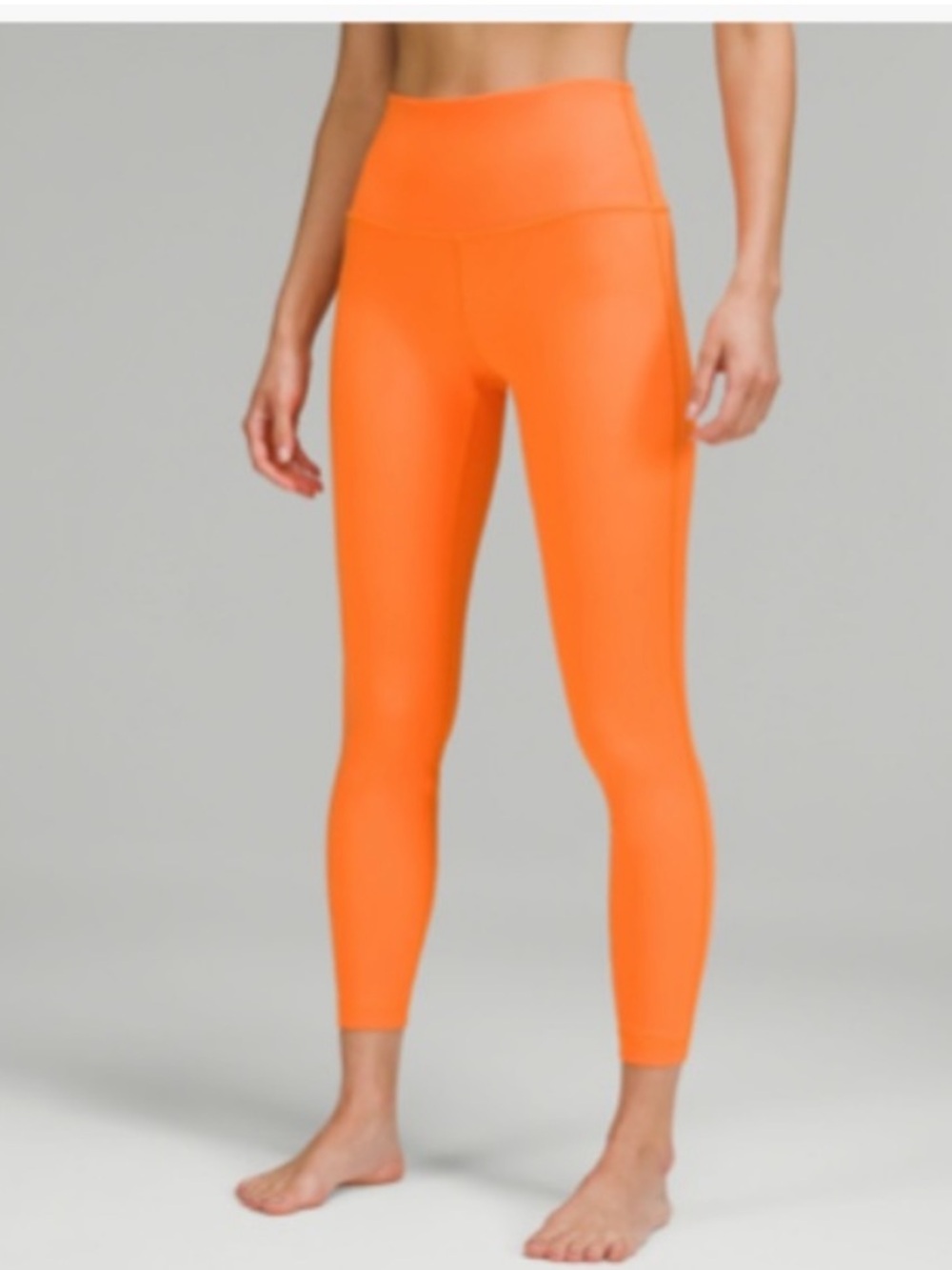 lululemon athletica Orange High-Rise Performance Leggings